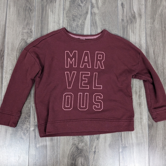 Set of 2 Old Navy Girls Small Sweatshirts Marvelous Legend - Picture 5 of 8